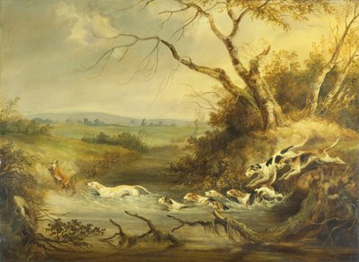 Close to the Kill by the Brook (olje på lerret) av William Edward Webb
