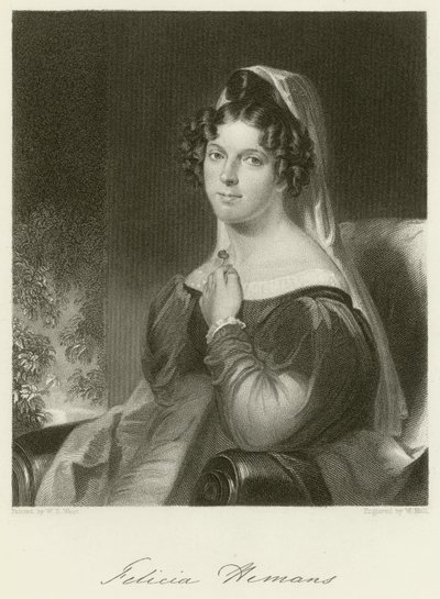 Felicia Hemans av William Edward West