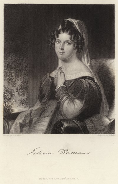 Felicia Hemans av William Edward West