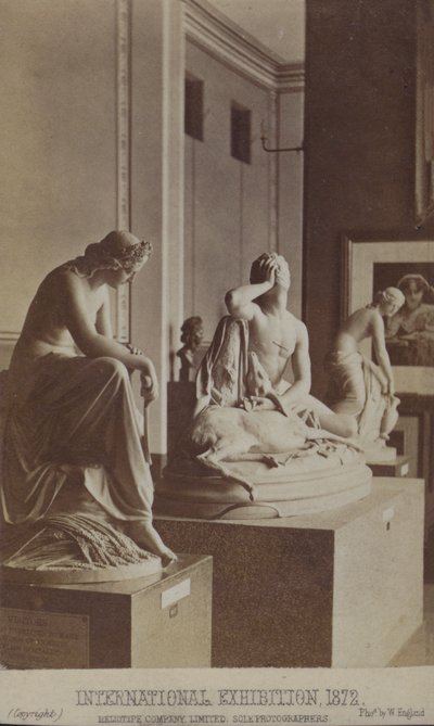 Statuer utstilt på den internasjonale utstillingen, London av William England