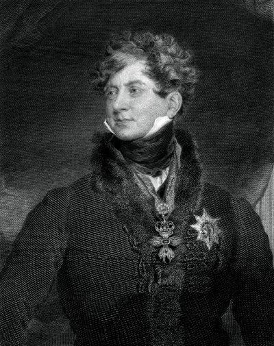 George IV, konge av Storbritannia og Hannover, 1829. av William Ensom
