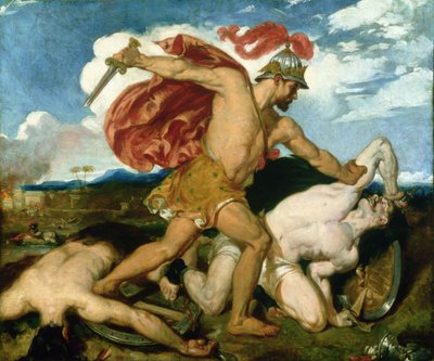 Benaja, ca. 1829 (olje på lerret) av William Etty