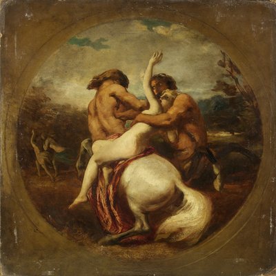 Kentaurer og nymfer (olje på papp) av William Etty