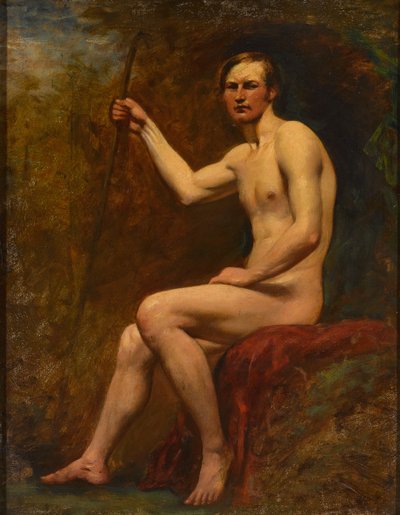 Guardsman Higgins, ca. 1830 (olje om bord) av William Etty