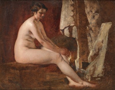 Sittende naken av William Etty