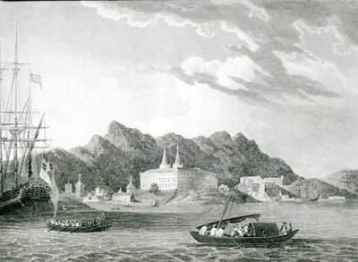 Havnen i Rio Janeiro, med benediktinerklosteret, av William F. Wilson