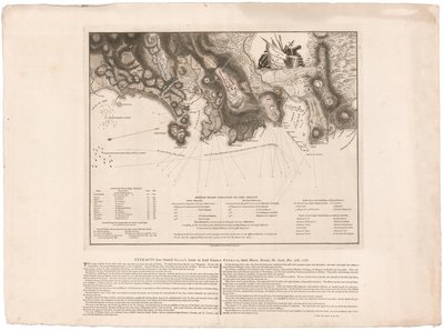 En plan for Ste. Lucie av Faden av William Faden