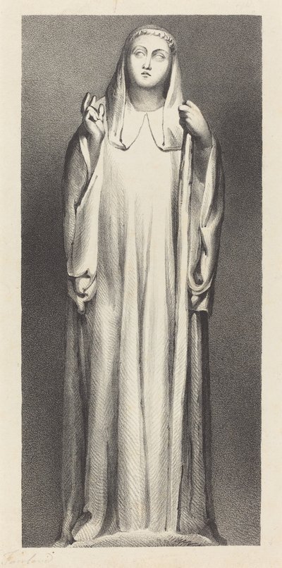 Figur fra Peterborough Cathedral av William Fairland after John Flaxman