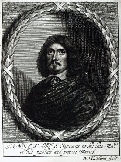Henry Lawes (1596–1662) av William Faithorne