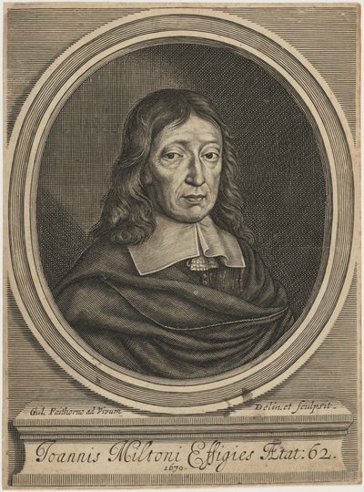 John Milton av William Faithorne