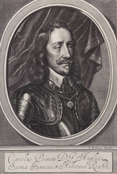 Kong Charles I, ca. 1658.. av William Faithorne