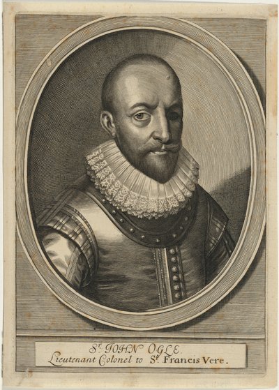 Sir John Ogle av William Faithorne