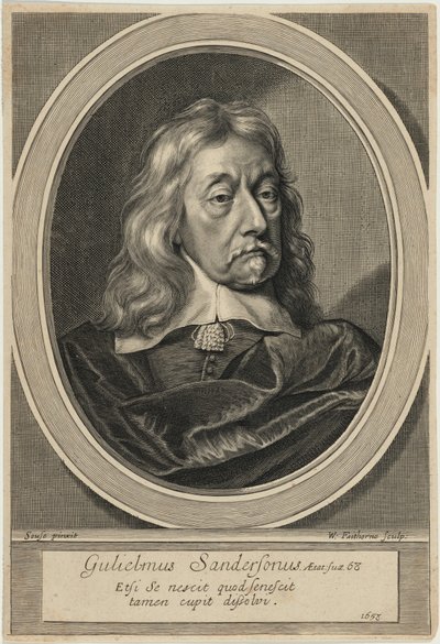 Sir William Sanderson av William Faithorne