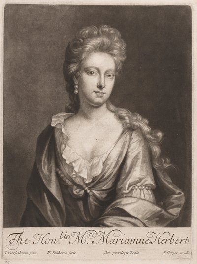 Den ærede fru Marianne Herbert av William Faithorne
