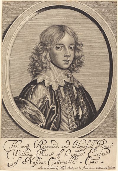 Vilhelm II, Prins av Oransje av William Faithorne