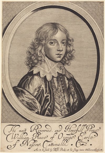 Vilhelm II, fyrste av Oranien av William Faithorne