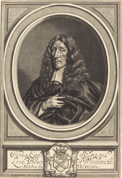 Thomas Bruce, jarl av Elgin av William Faithorne after Sir Anthony van Dyck