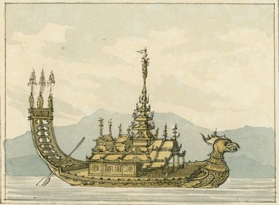 Gylden båt av William Ffarington