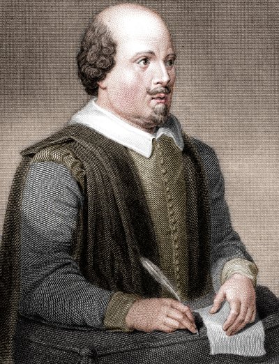 William Shakespeare , engelsk poet og dramatiker, 1820. av William Finden