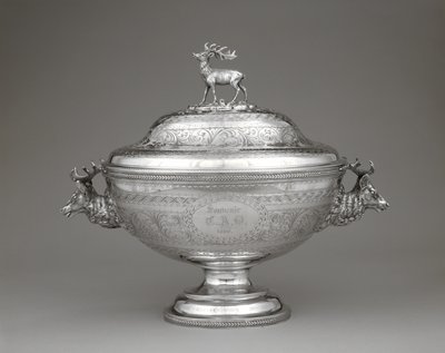 Suppeterrine, ca. 1860 (sølv) av William Forbes