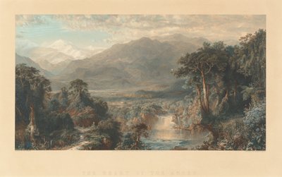 Hjertet av Andesfjellene av William Forrest, after Frederic Edwin Church