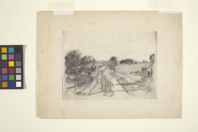 Landskap med strøm (etsing) av William Forsyth