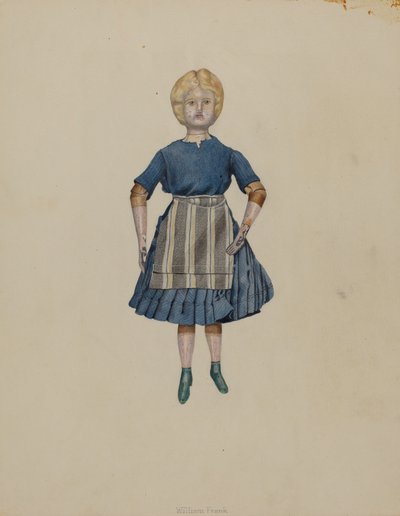 Tinndukke, ca. 1937. av William Frank