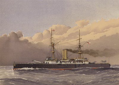 HMS Royal Sovereign, 1. klasse slagskip av William Frederick Mitchell