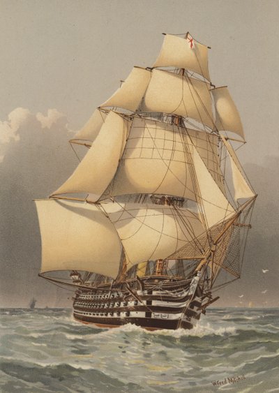 HMS Victoria, 121 kanoner av William Frederick Mitchell