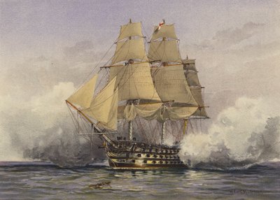 The Victory (farge litho) av William Frederick Mitchell
