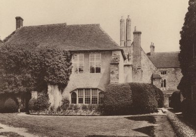 På Amberley Castle, West Sussex (s/h-bilde) av William Galsworthy Davie