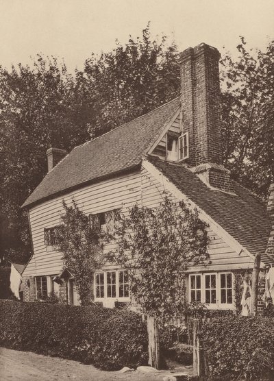 På Mayfield, Sussex (s/h-bilde) av William Galsworthy Davie