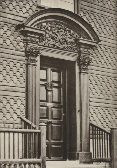 Doorway, Cranbrook, Kent (s/hvitt-bilde) av William Galsworthy Davie