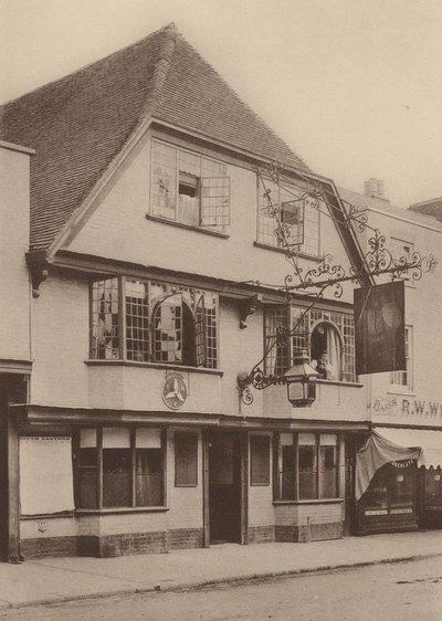 Falstaff Inn, St. Dunstan#39;s Street, Canterbury, Kent (s/h-bilde) av William Galsworthy Davie