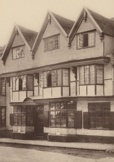 I St. Dunstan#39;s Street, Canterbury, Kent (s/h-bilde) av William Galsworthy Davie