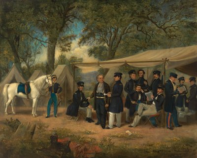 Zachary Taylor ved Walnut Springs, 1847. av William Garl Browne