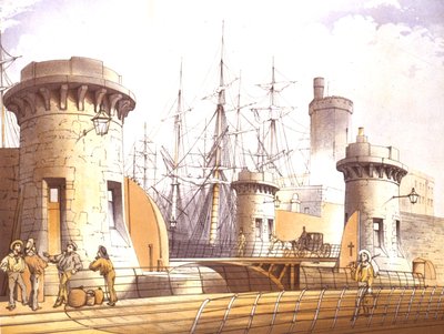 Stanley Dock Gates, 1864 av William Gavin Herdman