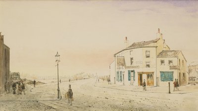 Victoria Road, Bootle (penn og blekk og wc på papir) av William Gavin Herdman