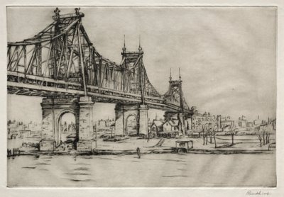 Queensboro Bridge, New York av William George Reindel