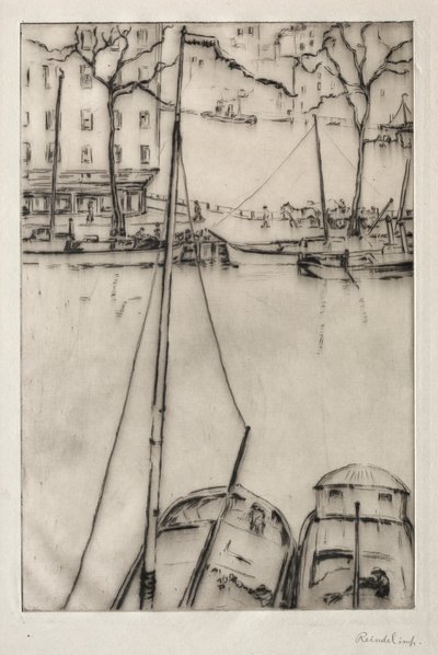 Utsikt i Rotterdam av William George Reindel