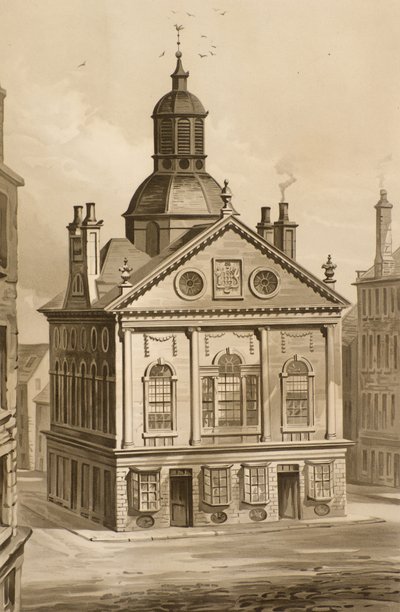 Uten tittel [Trades Hall, High Street, Dundee] (etsing) av William Gibb