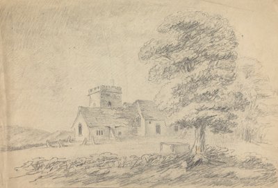 Utsikt over Boldre kirke av William Gilpin