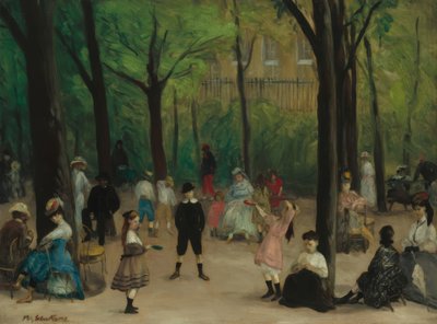 Luxembourg-hagen av William Glackens