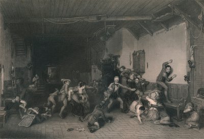 Blind Mans Buff, 1812, midten av 1800-tallet. av William Greatbach