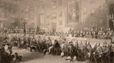 Waterloo-banketten i Aspley House 18. juni 1836. av William Greatbach
