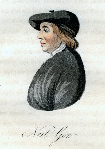 Neil Gow , skotsk felespiller, 1800. av William Green