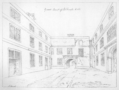 Great Court of Blackwell Hall, City of London, 1886. av William Griggs