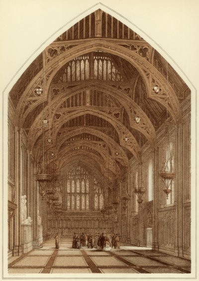 Guildhall interiør, City of London, 1886 av William Griggs