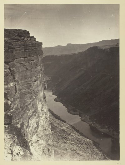 Grand Cañon, Colorado River, nær Paria Creek, Looking East, 1872. av William H. Bell
