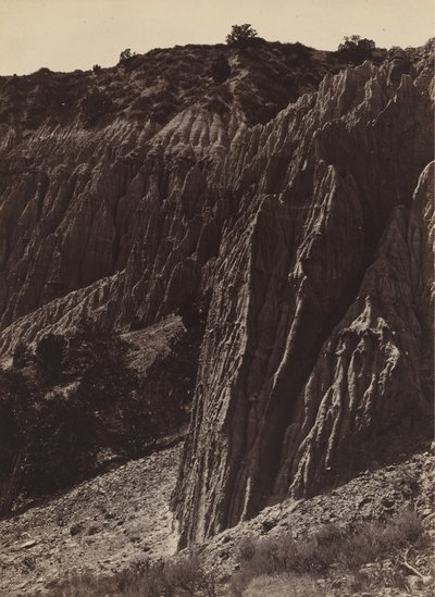 Regnskulptur, Salt Creek Canon, Utah, 1872. av William H. Bell